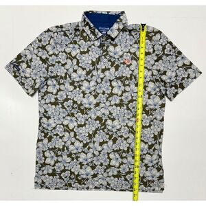 Good Good Golf Floral Polo Shirt‎ Mens Large Short Sleeve Golfing Casual